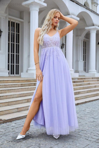 Robe de demoiselle d'honneur en mousseline de soie et dentelle, col en V, bretelles spaghetti, robe de soirée, de mariage, de plage, 28090 