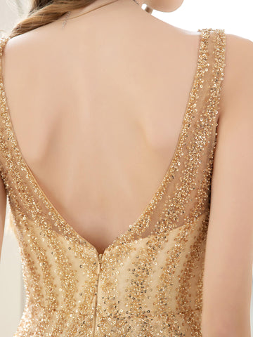 Robe de soirée de boutique, robe de fête de luxe à bretelles, robe sirène sexy et élégante, robe de bal