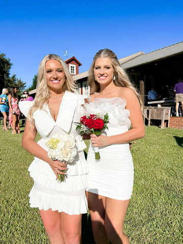 Vestido blanco para baile de bienvenida, nueva colección, modelo Y2281