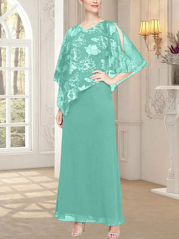 Long Glitter Mesh Dress with Novelty Asymmetric Overlay Bodice