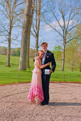 Robe de bal trapèze ombrée, robe de soirée tendance Y5127