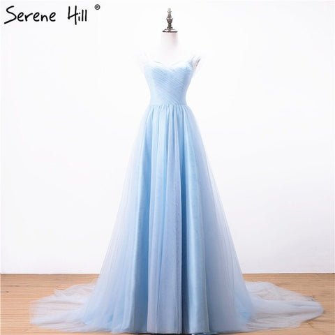 On Sale no return no refundSale Light Blue Off the Shoulder Pregnant Photography Dresses Vintage Wedding Gowns Lace Up Sash 2025 Sexy HA2002