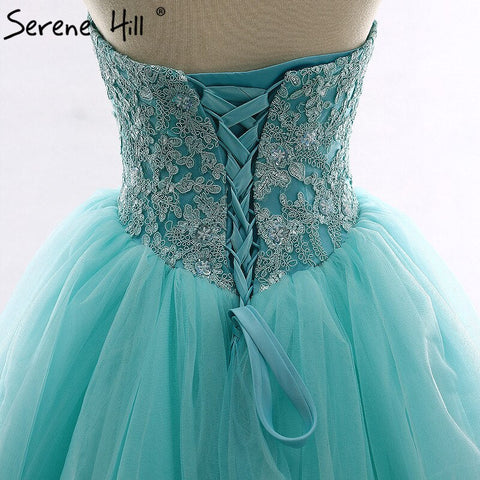 Vestido de novia con cola larga, sin tirantes, con flores de pedrería, tul, sexy, con hombros descubiertos. Imagen real 2025 HM66253