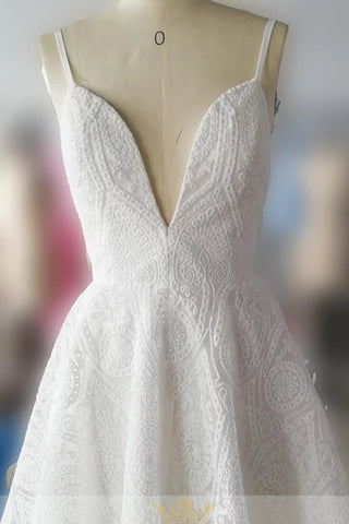 Robe courte trapèze à fines bretelles pour bal de fin d'année et soirée de remise de diplômes à petit prix