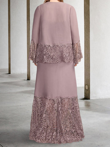 Vestidos de corte recto/columna para la madre de la novia con chaqueta 