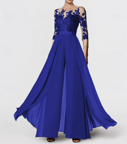 Vestidos de corte princesa/línea A para la madre de la novia con apliques 