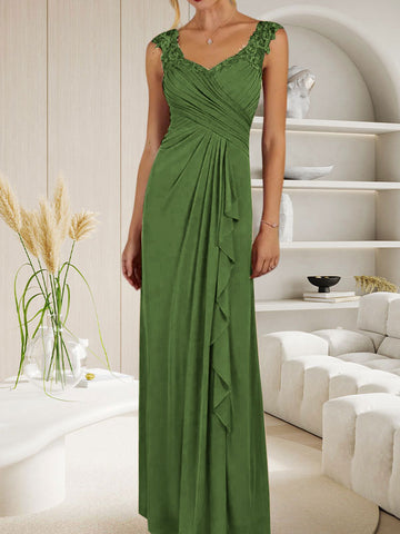 Champagne A-Line Sweetheart Neckline Pleated Mesh Dress