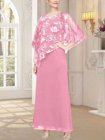 Long Glitter Mesh Dress with Novelty Asymmetric Overlay Bodice