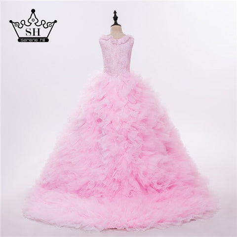Pink Cloud Flower Girl Dresses Cloud Baby Cloudy Puffy Ball Gown  Flower Girl Dress Plus Size Custom Made HTA0053 2025