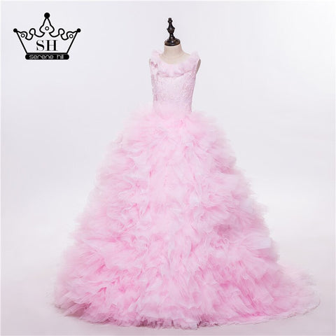 Pink Cloud Flower Girl Dresses Cloud Baby Cloudy Puffy Ball Gown  Flower Girl Dress Plus Size Custom Made HTA0053 2025