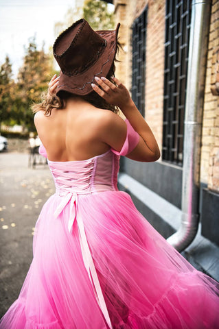 Pink tulle dress & Pink birthday dress 2025 SY035