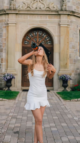 Vestido blanco de tirantes finos para graduación, vestido blanco para fiesta de bienvenida Y2986