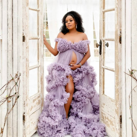 Illusion Pregnant Photo Shoot Robes