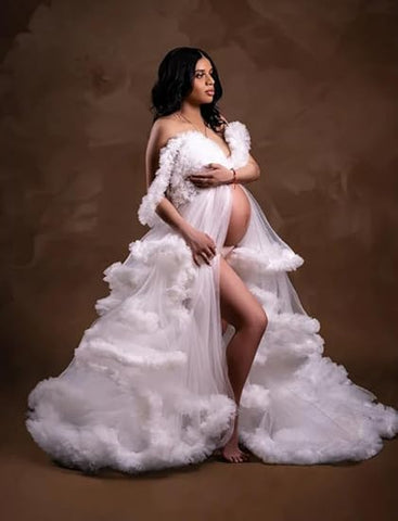 Illusion Pregnant Photo Shoot Robes