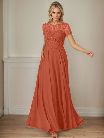 Vestido de gasa azul marino oscuro de corte en A con escote barco y lentejuelas 