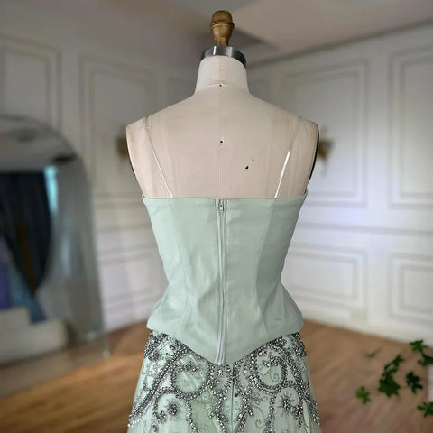 Luxury Arabic Evening Dress Wedding Elegant Formal Party Gowns LA72809