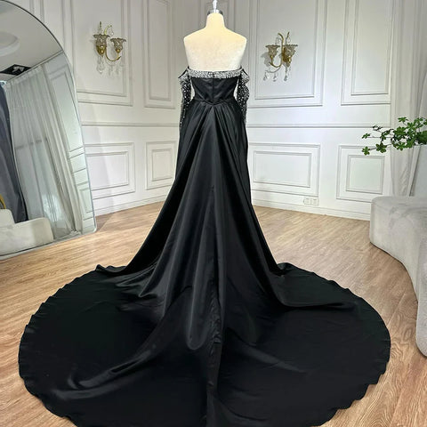 Elegant Sweetheart Yellow Satin Evening Dress LA72777