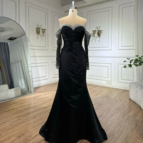 Elegant Sweetheart Yellow Satin Evening Dress LA72777