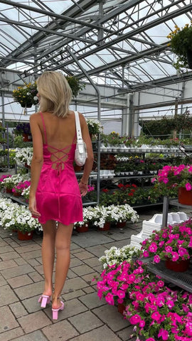 Robe courte simple à fines bretelles pour bal de promo, robe de soirée pour femme Y61