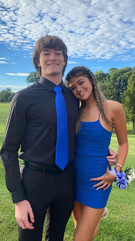 Robe courte bleu roi sexy Y2231