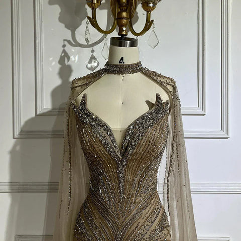 Luxury Designer Evening Dresses Mermaid Gowns for Formal Occasion LA72882