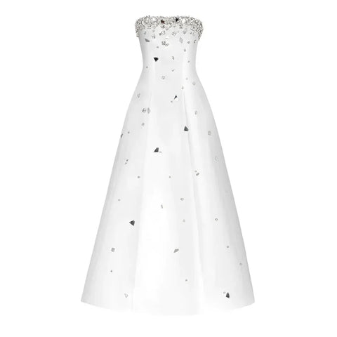 Vestido de noche de lujo con cuentas negras de Dubái para mujer, elegante vestido árabe para boda, cumpleaños, fiesta, LA72498 