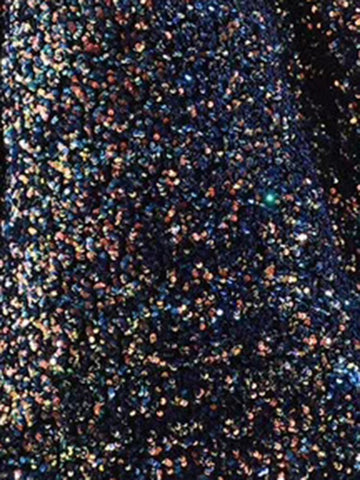 Robe sirène verte musulmane avec traîne scintillante, élégante et luxueuse, manches longues, pour femme, soirée 2025, LA71019 