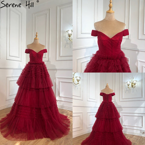 Pink A-Line Sexy Evening Dresses Gowns 2025 Sweetheart Tiered Simple For Women Party LA70725