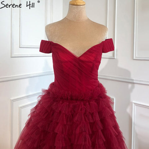 Pink A-Line Sexy Evening Dresses Gowns 2025 Sweetheart Tiered Simple For Women Party LA70725