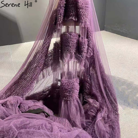 Pink Ruffles Sexy Wedding Dresses 2025 Sleeveless Simple High-end Bridal Dress HM67372 Custom Made