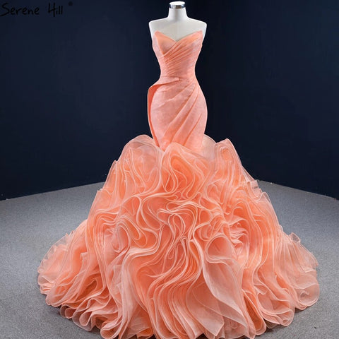 White Mermaid Elegant Wedding Dresses Gowns Sweetheart Sexy Flowers High-end Bridal Dress 2025 HM67212