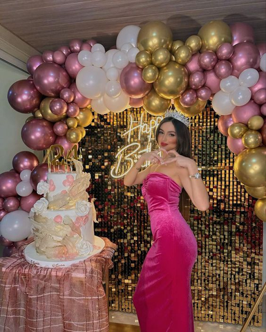 Elegante vestido largo de noche con escote corazón, ideal para el 22 cumpleaños (modelo Y6258)