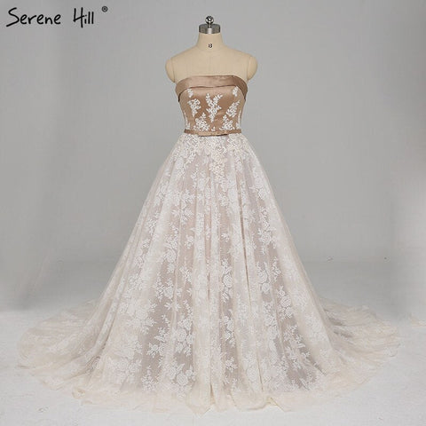 On Sale no return no refundSale Vintage Sleeveless Appliques Satin Prom Dresses 2025 Strapless Sexy Evening Party Dress Longo Real Photo HA2143