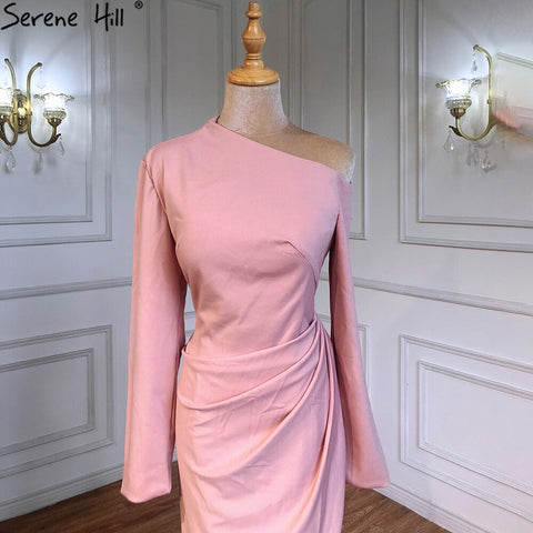 On Sale no return no refundSale White Satin Simple Long Sleeves Prom Dresses 2025 Mermaid Elegant Long Prom Party Gowns LA70298