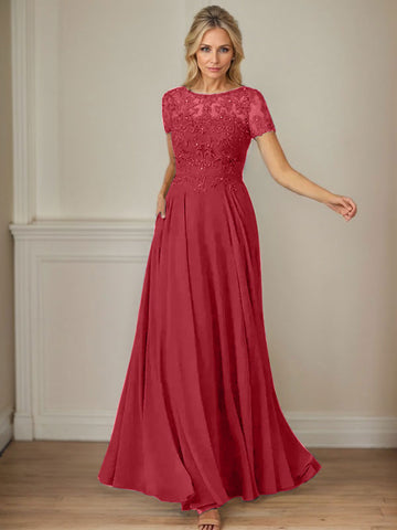 Vestido de gasa azul marino oscuro de corte en A con escote barco y lentejuelas 