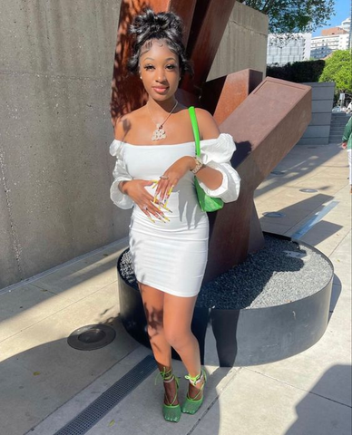 Vestido blanco de fiesta con hombros descubiertos, sexy, blanco, Y2156