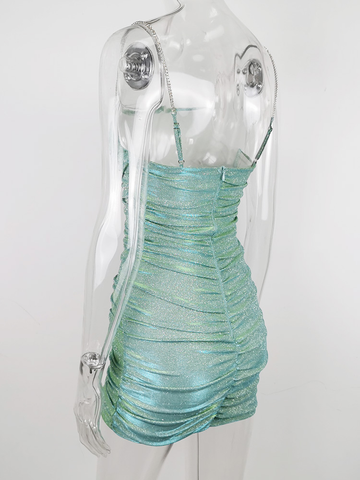 Robe courte sexy et brillante pour bal de promo Y1908