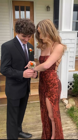 Robe de bal longue bordeaux à sequins sirène sexy, robe de soirée tendance Y6844