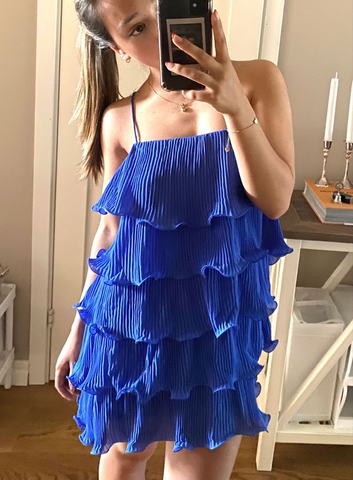 Vestido de graduación rosa fucsia con capas para fiesta de bienvenida, vestido de graduación Y2298