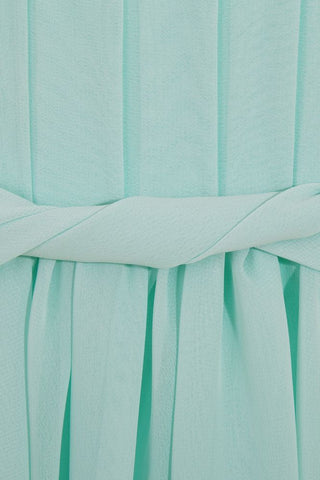 A-line Floor-length One Shoulder Chiffon Bridesmaid Dresses