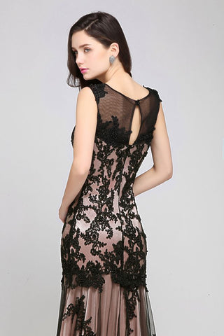 Vestidos cortos de fiesta de bienvenida de corte A en tul rosa con apliques de encaje