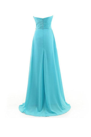 A-line Sweetheart Beading Chiffon Prom Dress Evening Gown PG262
