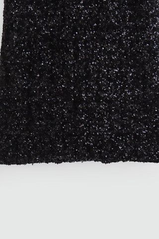 Robes de soirée élégantes à sequins unis dos nu et col rond 