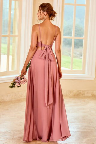 Long Boho Bridesmaid Dress