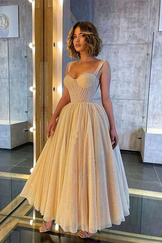 Amazing Straps Sweetheart Prom Dresses Sequins Midi Length Sleeveless