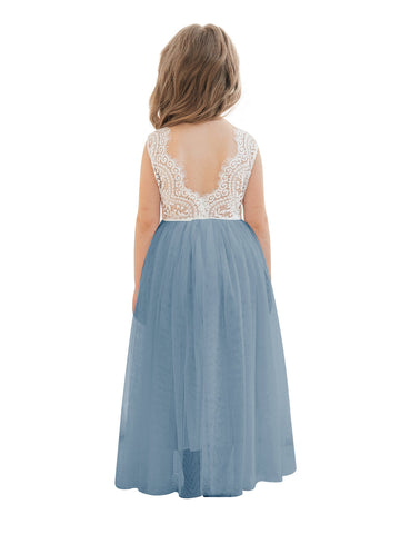 Enchanted Tulle Lace Flower Girl Dress