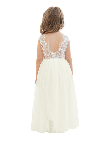 Enchanted Tulle Lace Flower Girl Dress