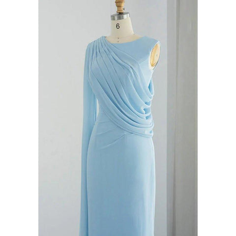 Vestido elegante y moderno de corte tubo/columna, sin mangas, para fiesta de noche o graduación