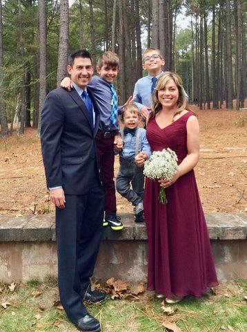 Baoleely Sleeveless Long V-Neck Chiffon Bridesmaid Dresses Burgundy