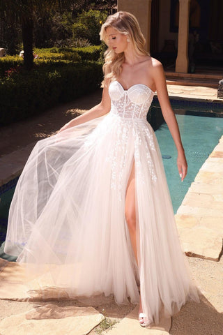 Long A-line Bridal Gown